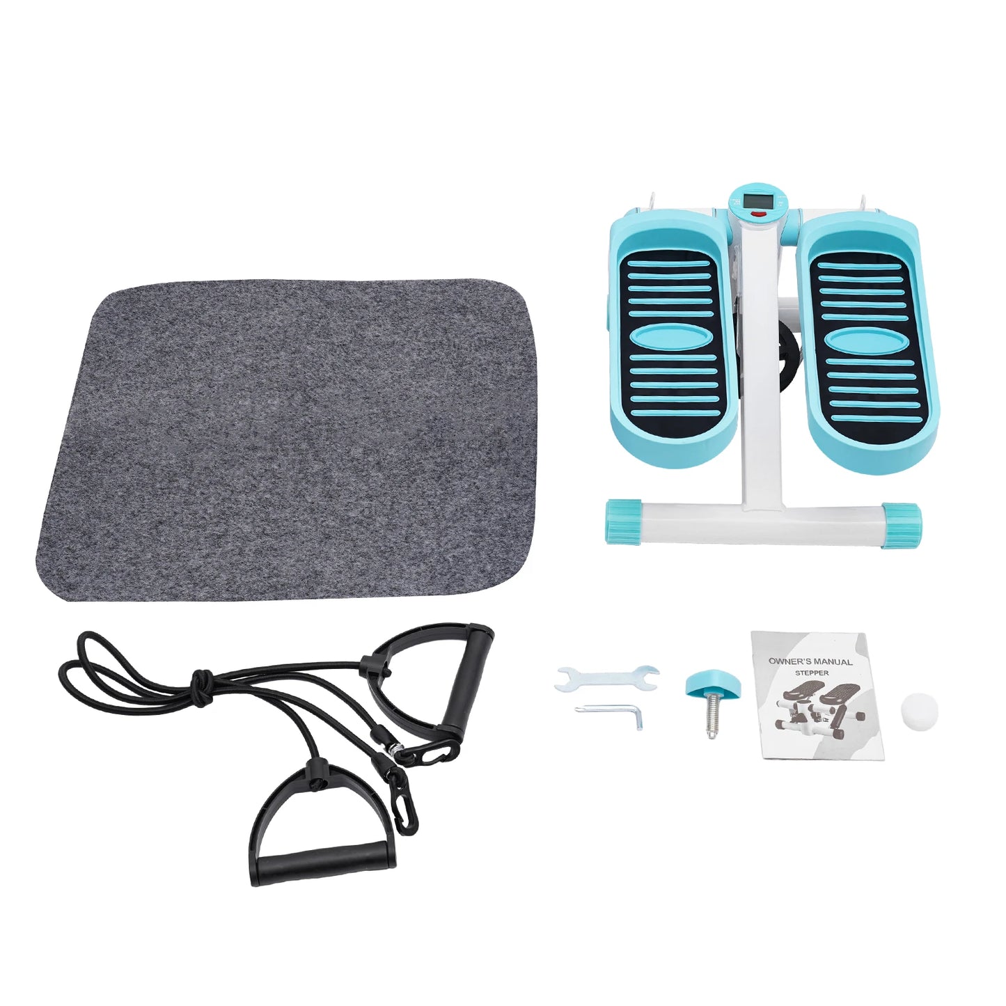 Adjustable Resistance Hydraulic Mini Stepper With LED Display For Exercise