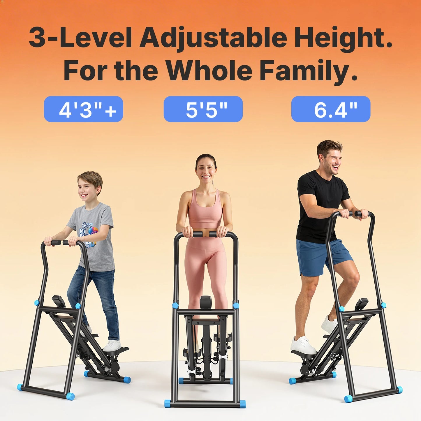 Merach Foldable Indoor Stair Stepper With Adjustable Resistance