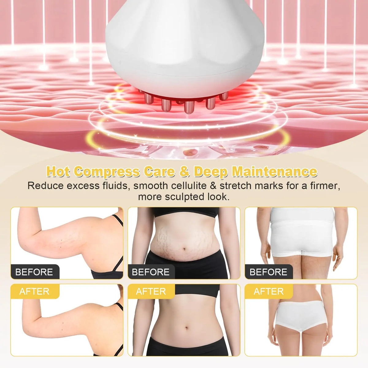 Jitesy Lymphatic Drainage Massager For Body Sculpting And Cellulite Reduction