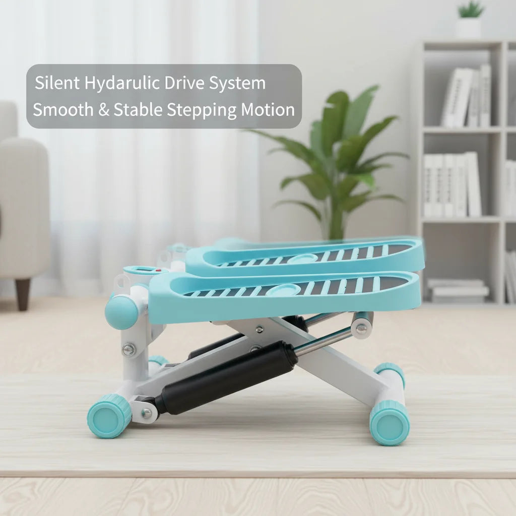 Adjustable Resistance Hydraulic Mini Stepper With LED Display For Exercise