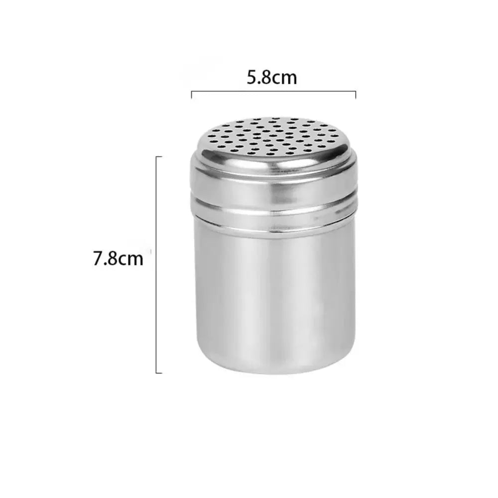 Stainless Steel Rotating Spice Jar Pepper Shaker Kitchen Storage