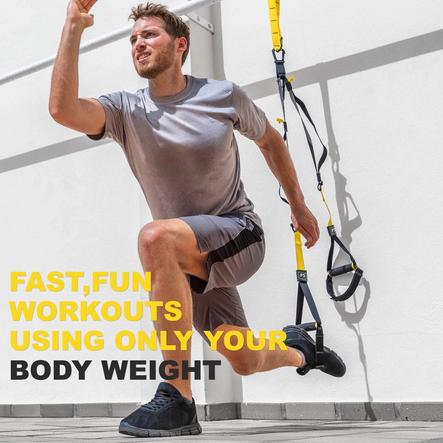 YFaz Suspension Resistance Training Kit With Adjustable Door Straps