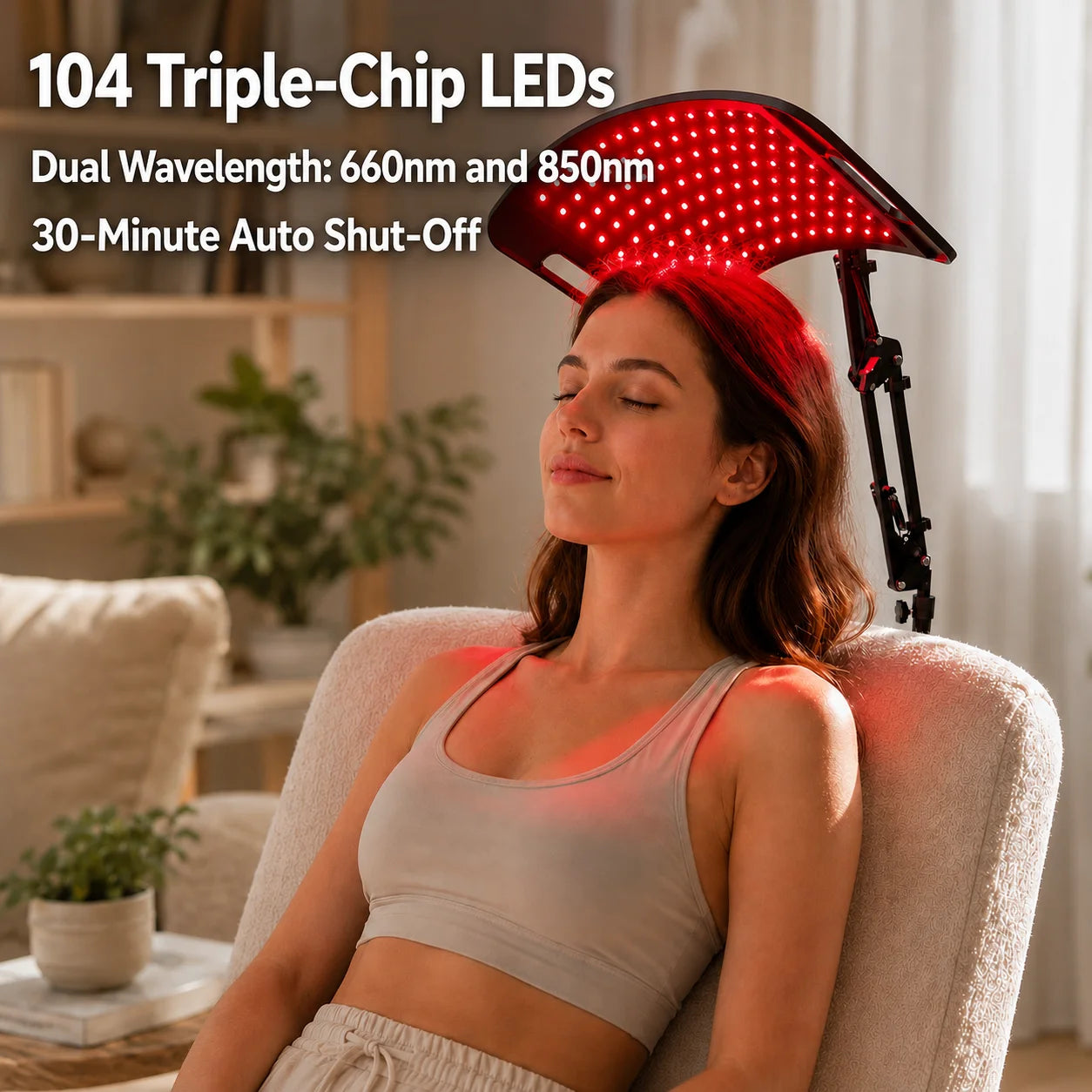 660nm 850nm Near Infrared Red Light Therapy Panel With Timer