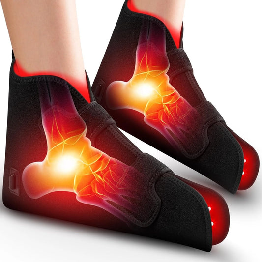 Zongkung Red Light Therapy Foot Wrap With Adjustable Timer