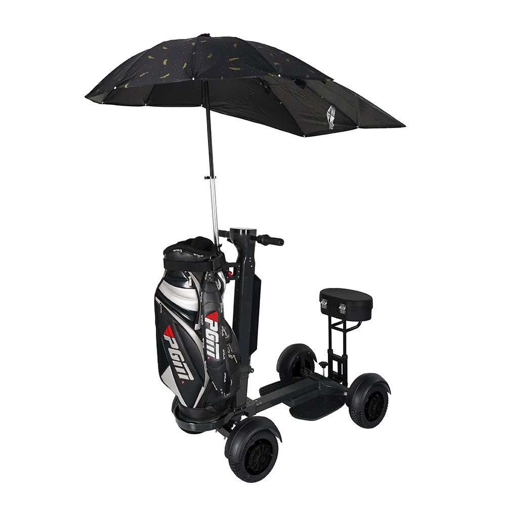 AESWGOF Foldable Four Wheel Electric Motorized Golf Cart