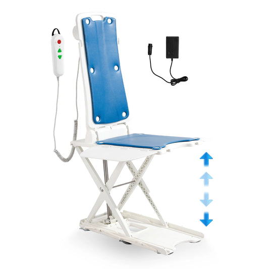 SucceBuy Electric Floor Lift Chair For Seniors Height Adjustable
