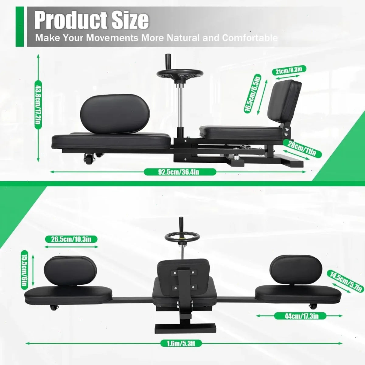 Adjustable Horizontal Splits Stretching Trainer For Home Leg Flexibility