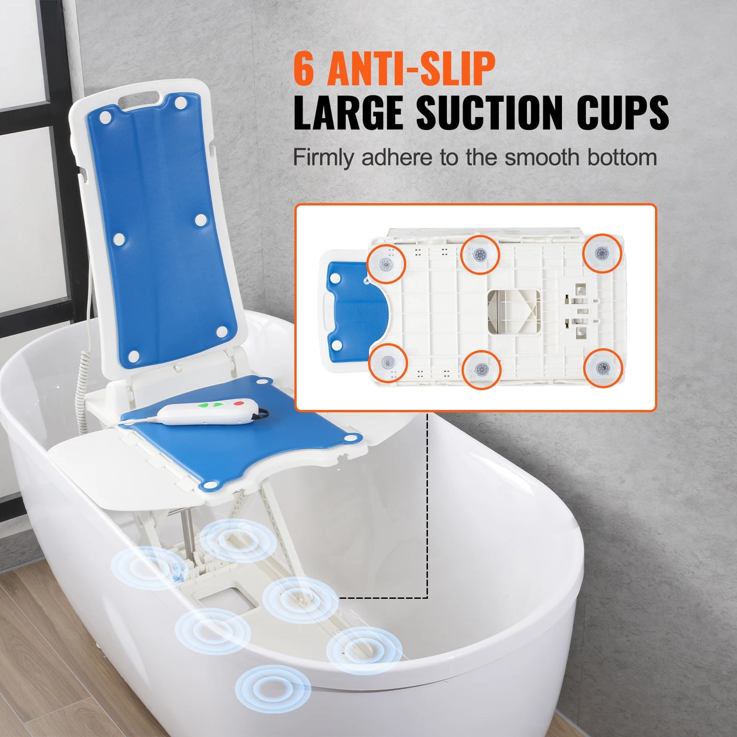 SucceBuy Electric Floor Lift Chair For Seniors Height Adjustable