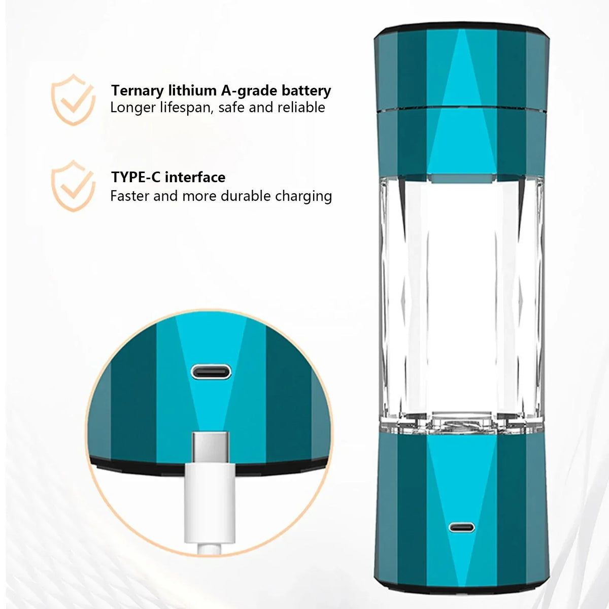 Chcyus Hydrogen Water Bottle Pro Ionizer Purifier Pitcher