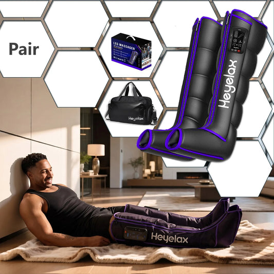 Heyelax Cordless Leg Compression Massager For Muscle Recovery