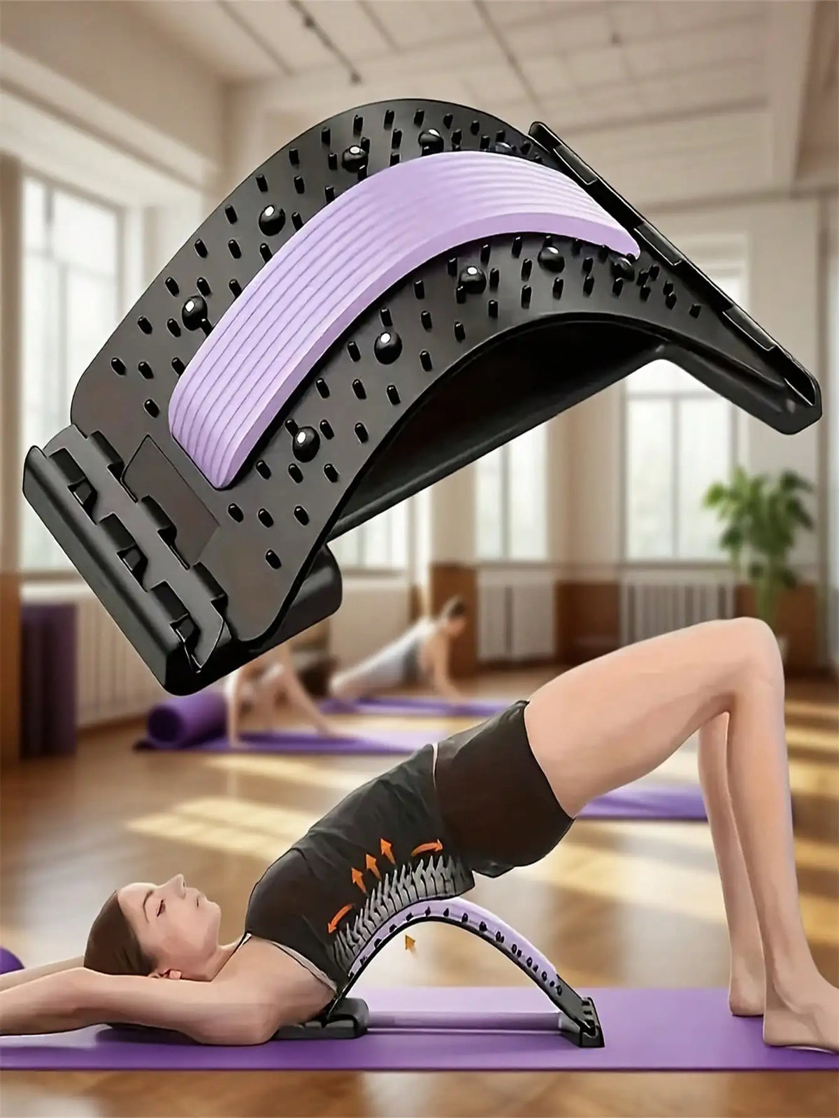 Adjustable Cervical And Waist Back Stretcher Ergonomic Design