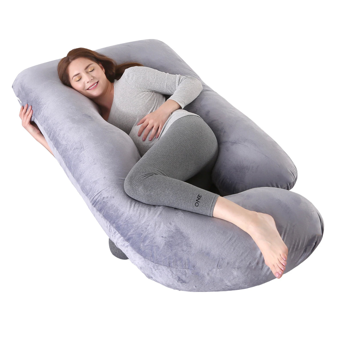 G Shaped Full Body Maternity Pillow With Memory Foam Support