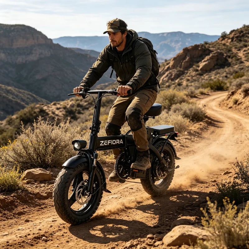 Zefiora 48V Lithium Battery Electric Bike With 500W Motor