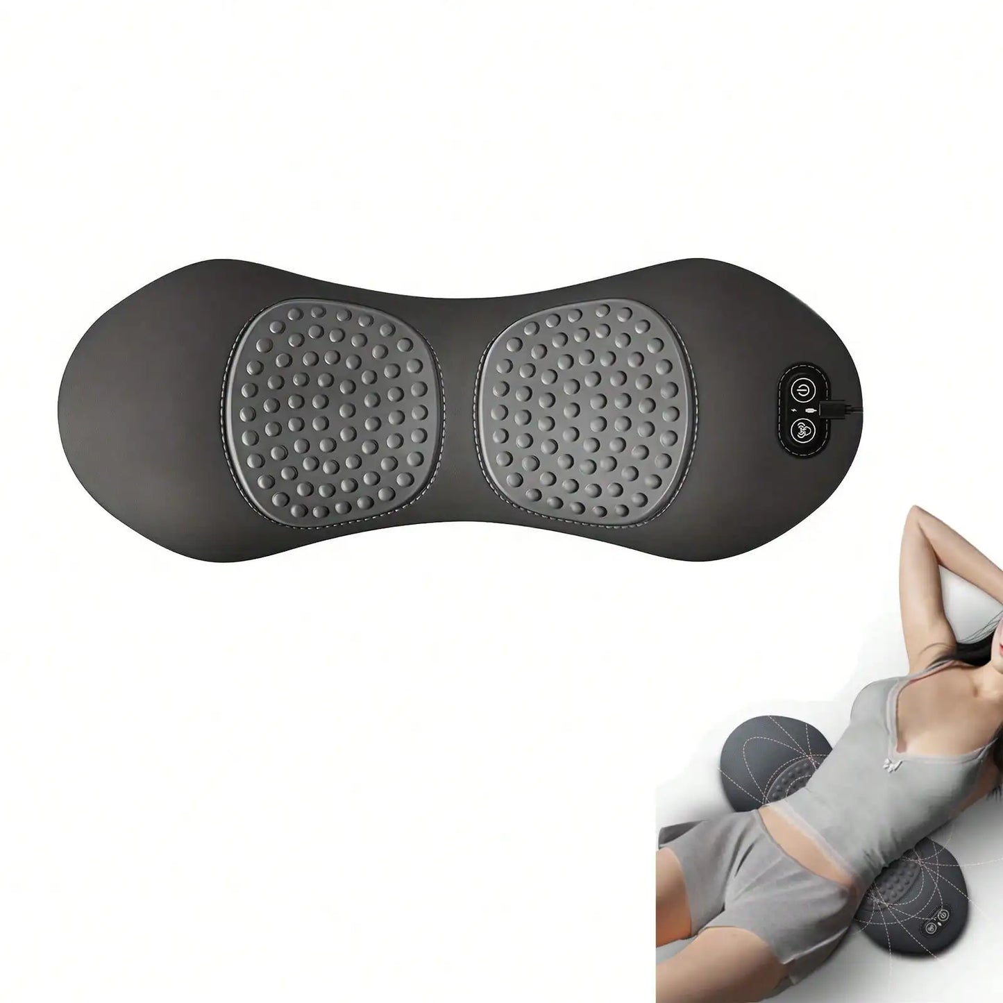 Heated Back Neck Massager With Vibration And Air Compression
