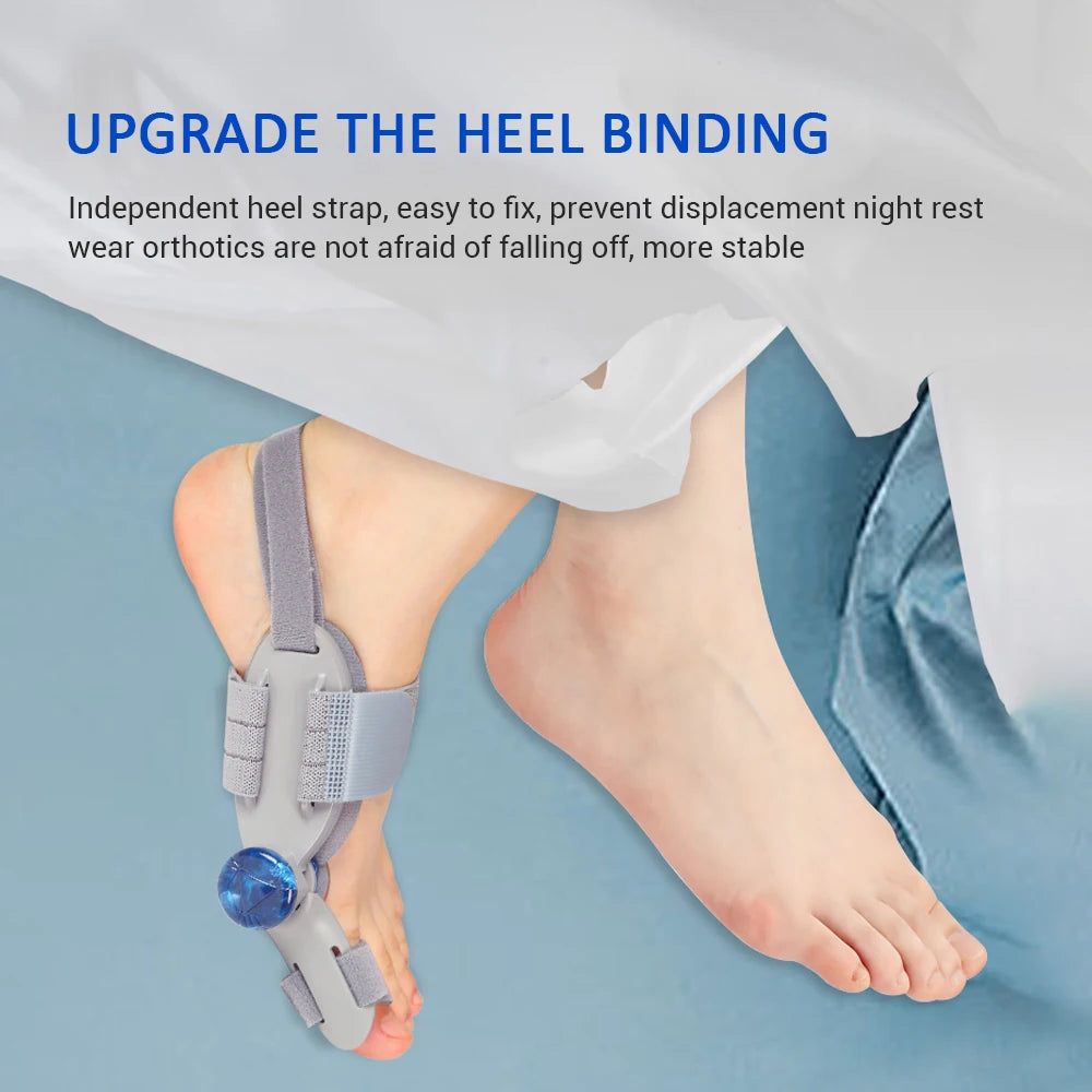Pastsky Adjustable Silicone Toe Belt For Bunion Hallux Valgus Support