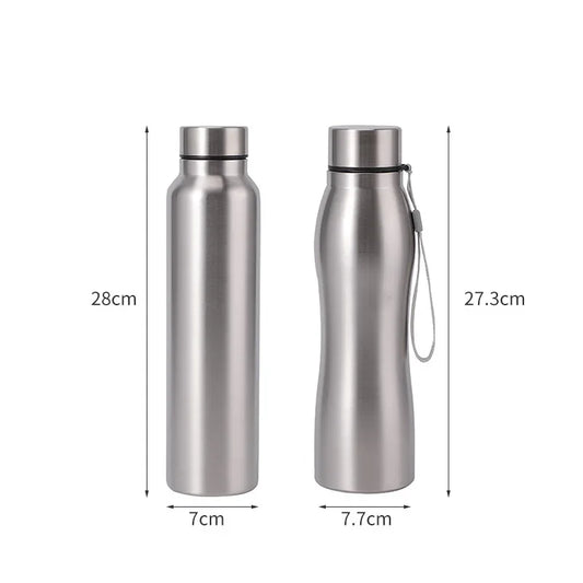 Stainless Steel Sport Water Bottle Rugged Flask For Camping