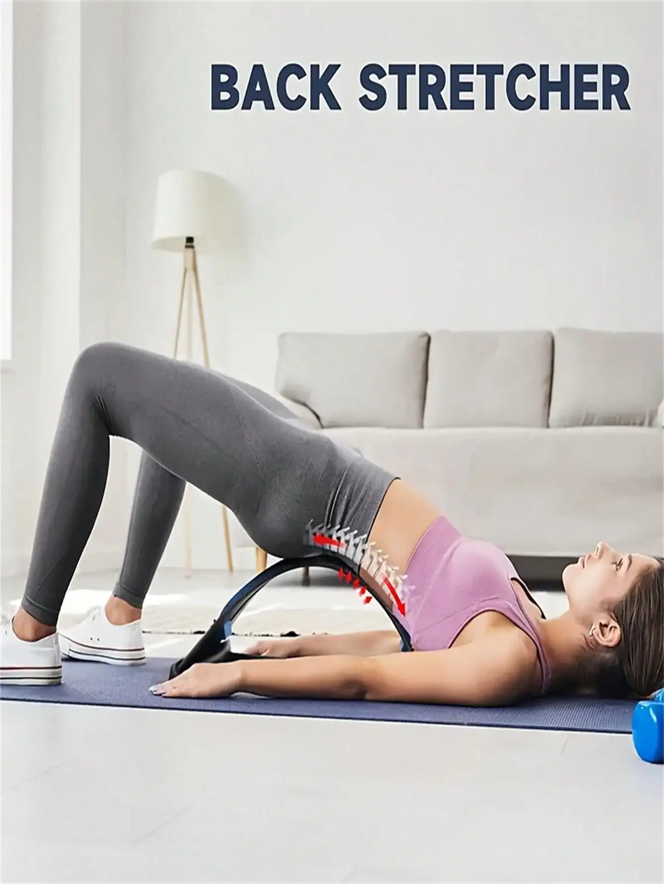 Adjustable Cervical And Waist Back Stretcher Ergonomic Design