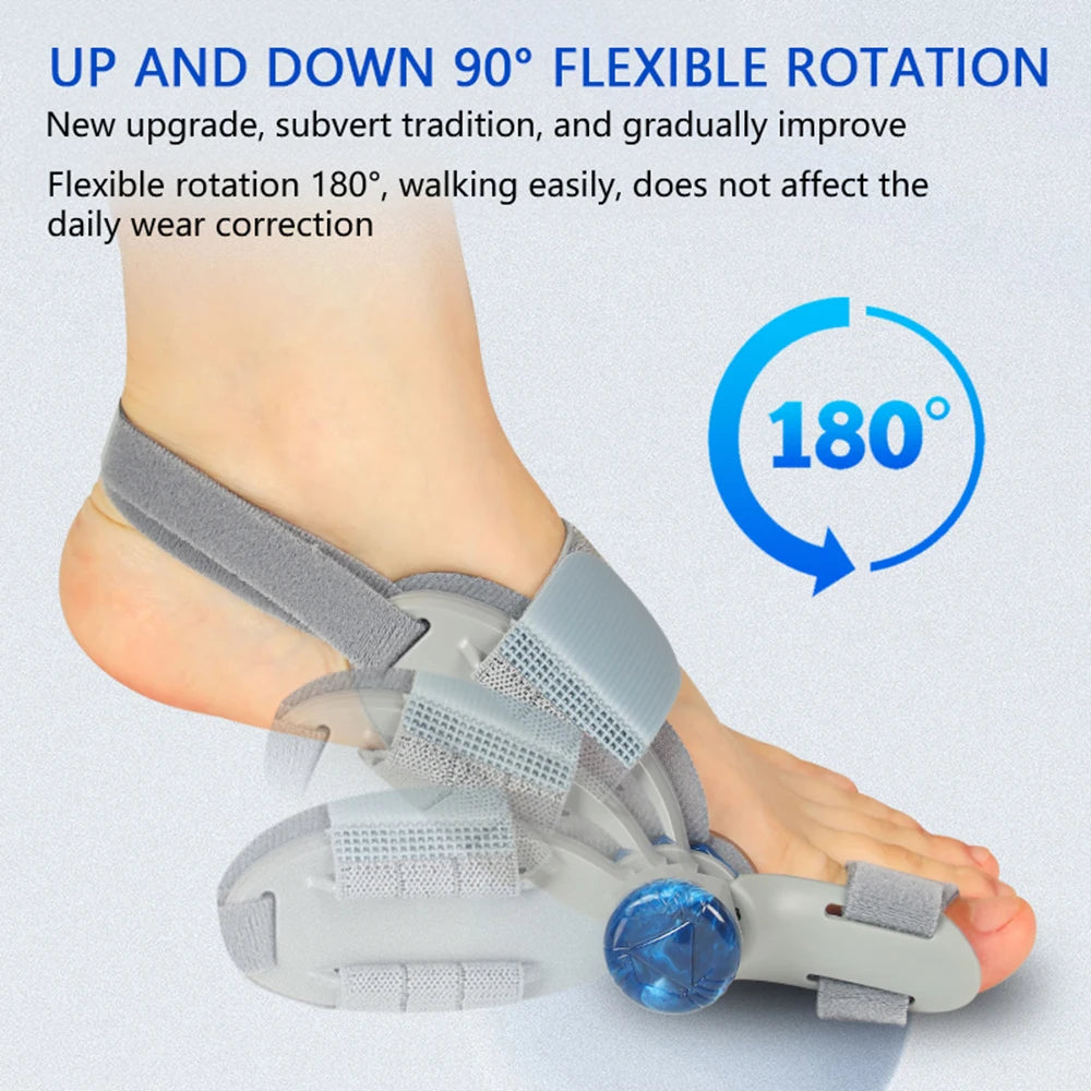 Pastsky Adjustable Silicone Toe Belt For Bunion Hallux Valgus Support