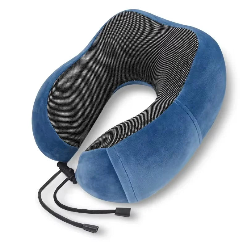 Travel Memory Foam U Shaped Neck Pillow For Cars And Planes