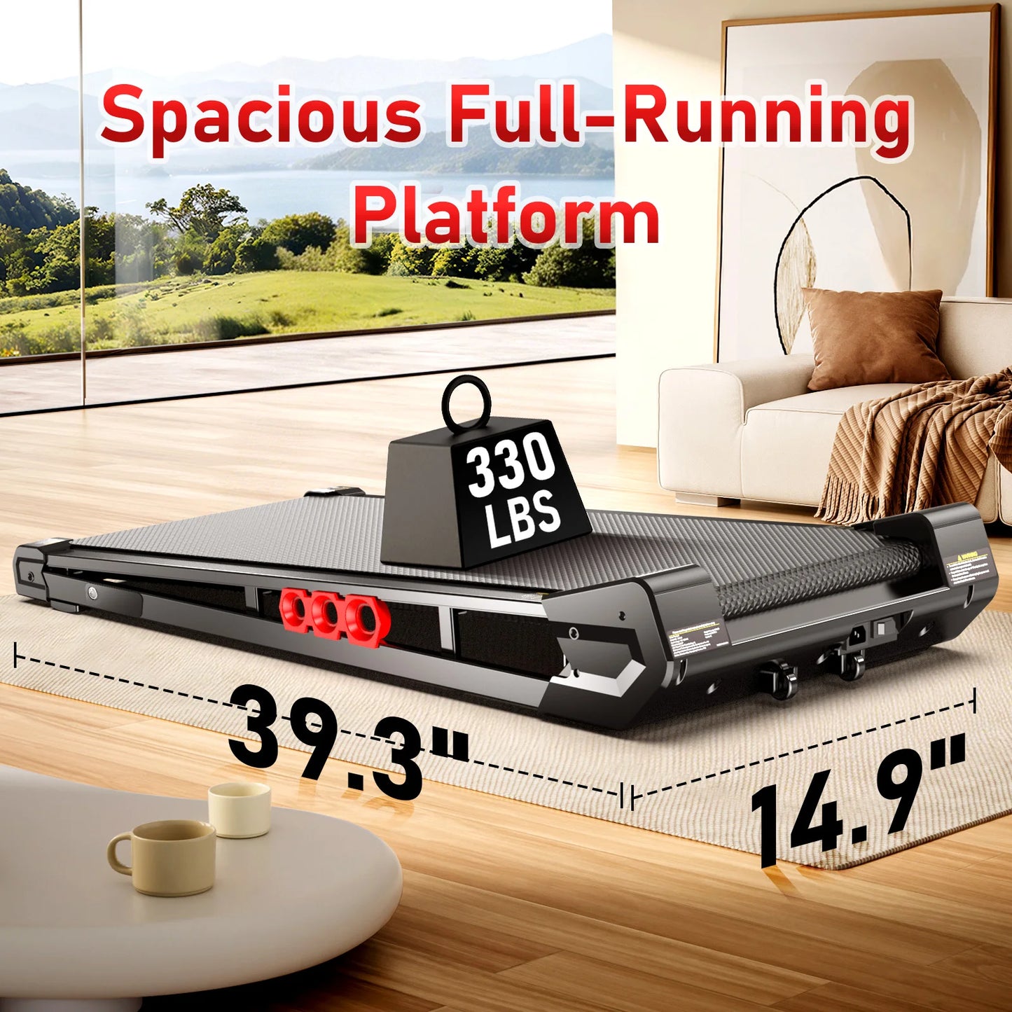 Akluer Vibration Walking Pad With Brushless Motor And Remote Control