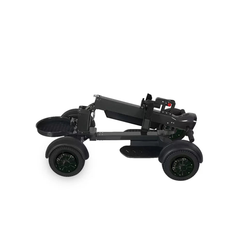 AESWGOF Foldable Four Wheel Electric Motorized Golf Cart