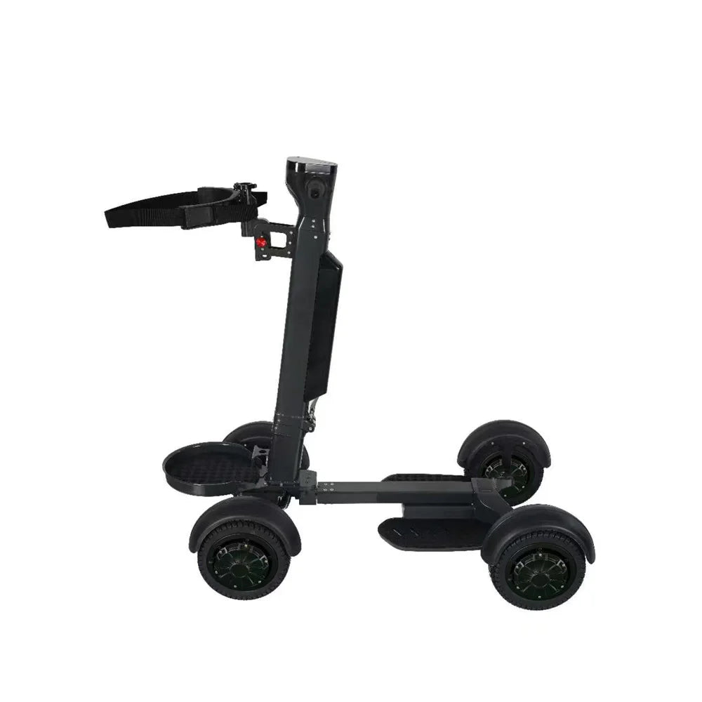 AESWGOF Foldable Four Wheel Electric Motorized Golf Cart