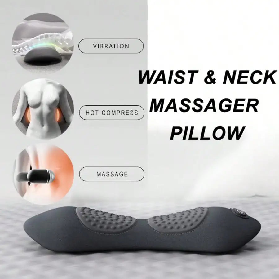 Heated Back Neck Massager With Vibration And Air Compression