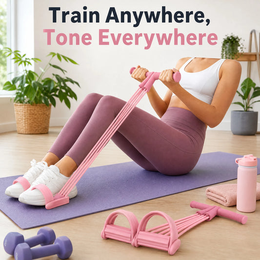 6 Tube Resistance Band Strength Training Exerciser