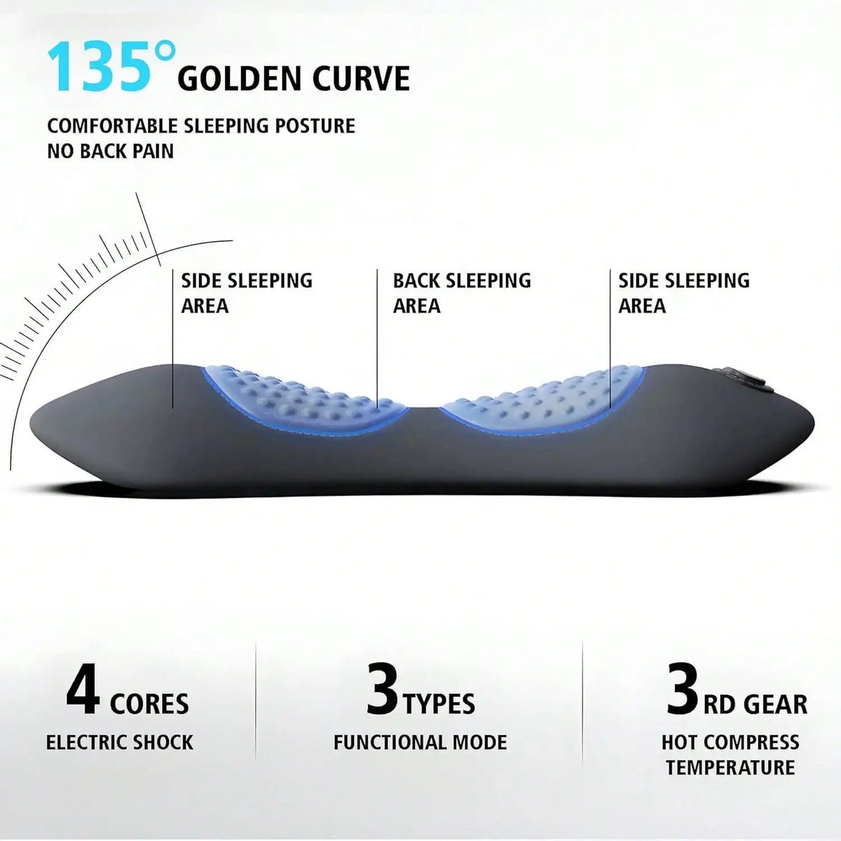 Heated Back Neck Massager With Vibration And Air Compression
