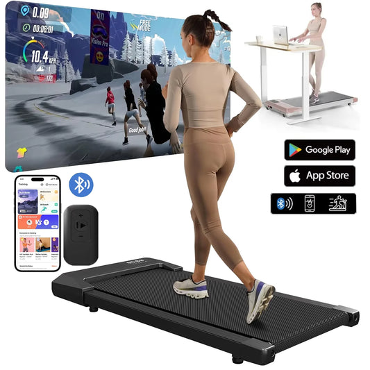 Superun Bluetooth Treadmill Walking Pad App Control Wireless Heart Rate
