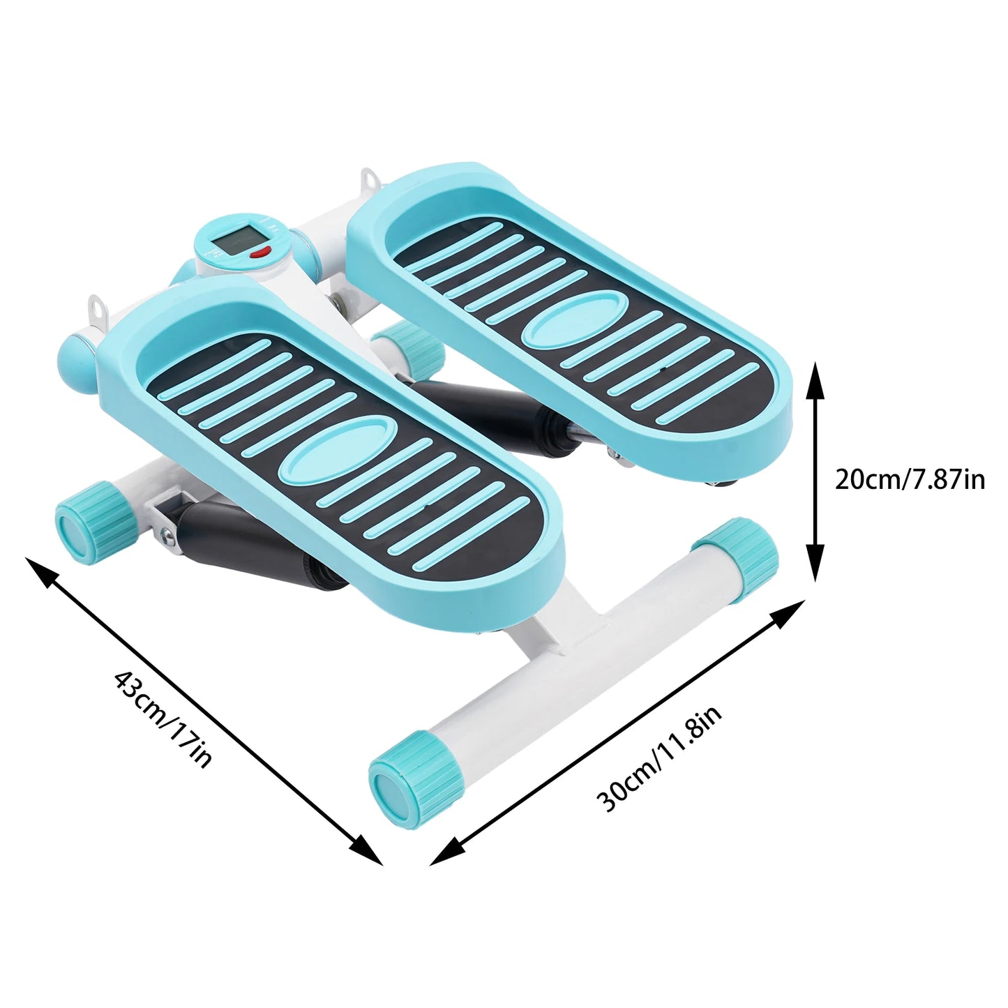 Adjustable Resistance Hydraulic Mini Stepper With LED Display For Exercise