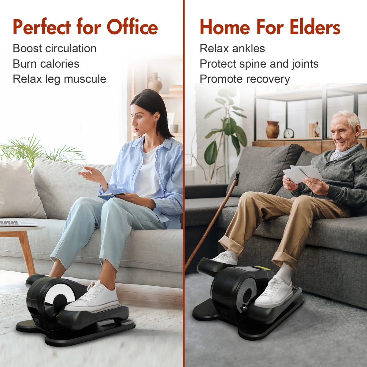 Gamewiu Under Desk Electric Elliptical Machine With Remote