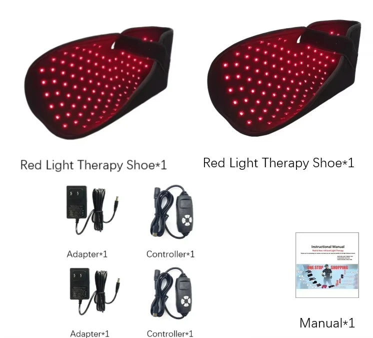 Zongkung Red Light Therapy Foot Wrap With Adjustable Timer