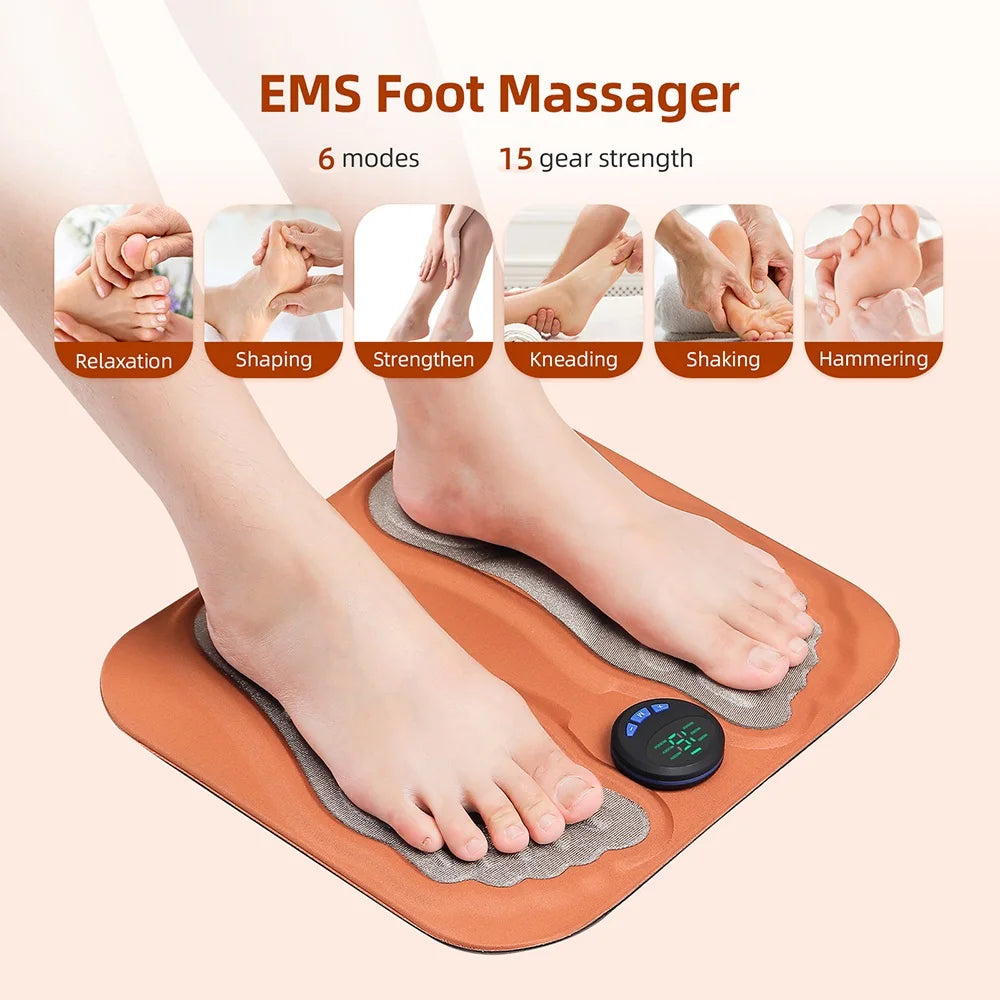 Iebilif EMS Foot Massager Mat With 15 Intensity Levels