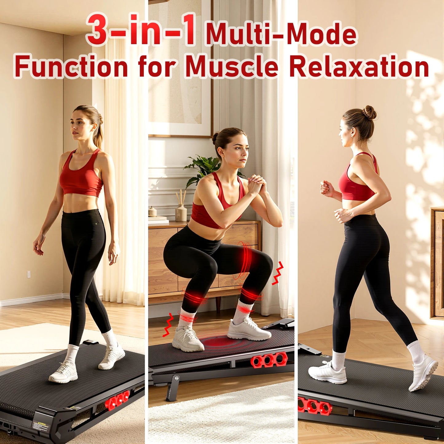 Akluer Vibration Walking Pad With Brushless Motor And Remote Control