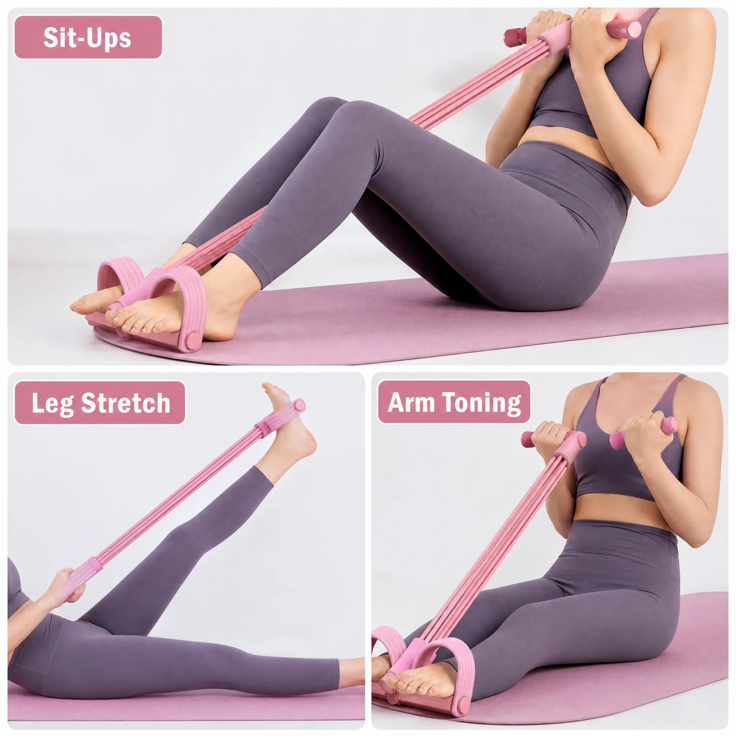 Resistance Band Trainer Home Sit Up Assistant Pull Rope